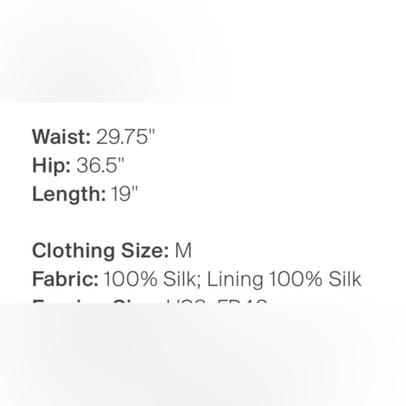 CHANEL 100% Silk Side Zip Midi Skirt - Picture 3 of 3